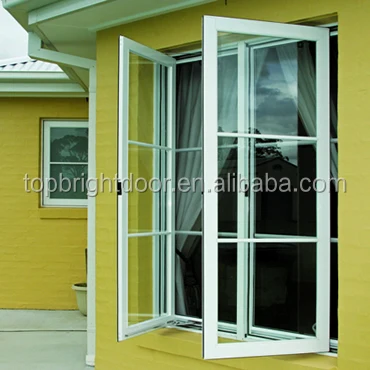 Supplier plastic swing opening philippines double glazing room vinyl casement window