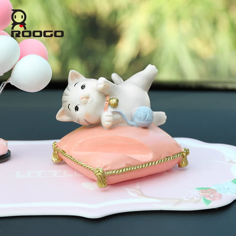 Roogo Resin Puppy Desk Phone Stand Dog Cat Shape Mobile Holder