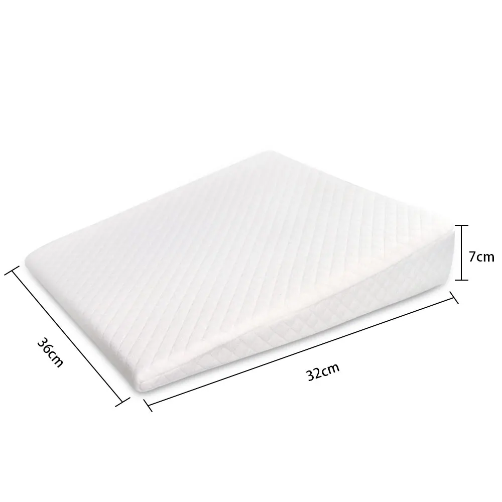 with Cotton Removable Cover Memory Foam Crib Bassinet Bed Wedge Pillow Acid Reflux Baby Wedge Pillow
