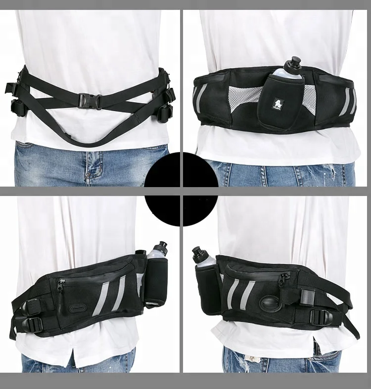 Спортивные Светоотражающие легкий многофункциональная поясная сумка неопрен водонепроницаемый спортивный бег пояс сумка с собакой держатель