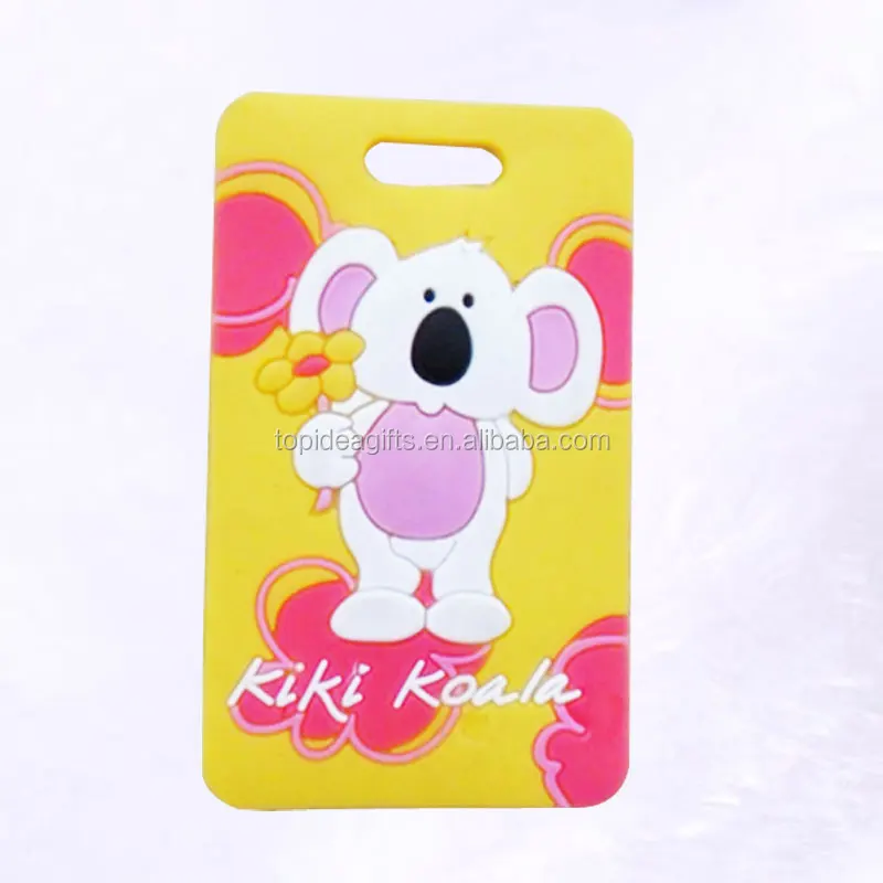 Export cute Tortoise and phoenix animal design zoo souvenir gifts pvc luggage tag suitcase tags bag name card holder