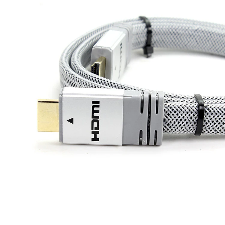 High Speed Flat 1.4V 2.0V 60HZ HDMI Cable for HDTV LCD Support 4K hdmi cable 5m 15m 20m 25m 30m