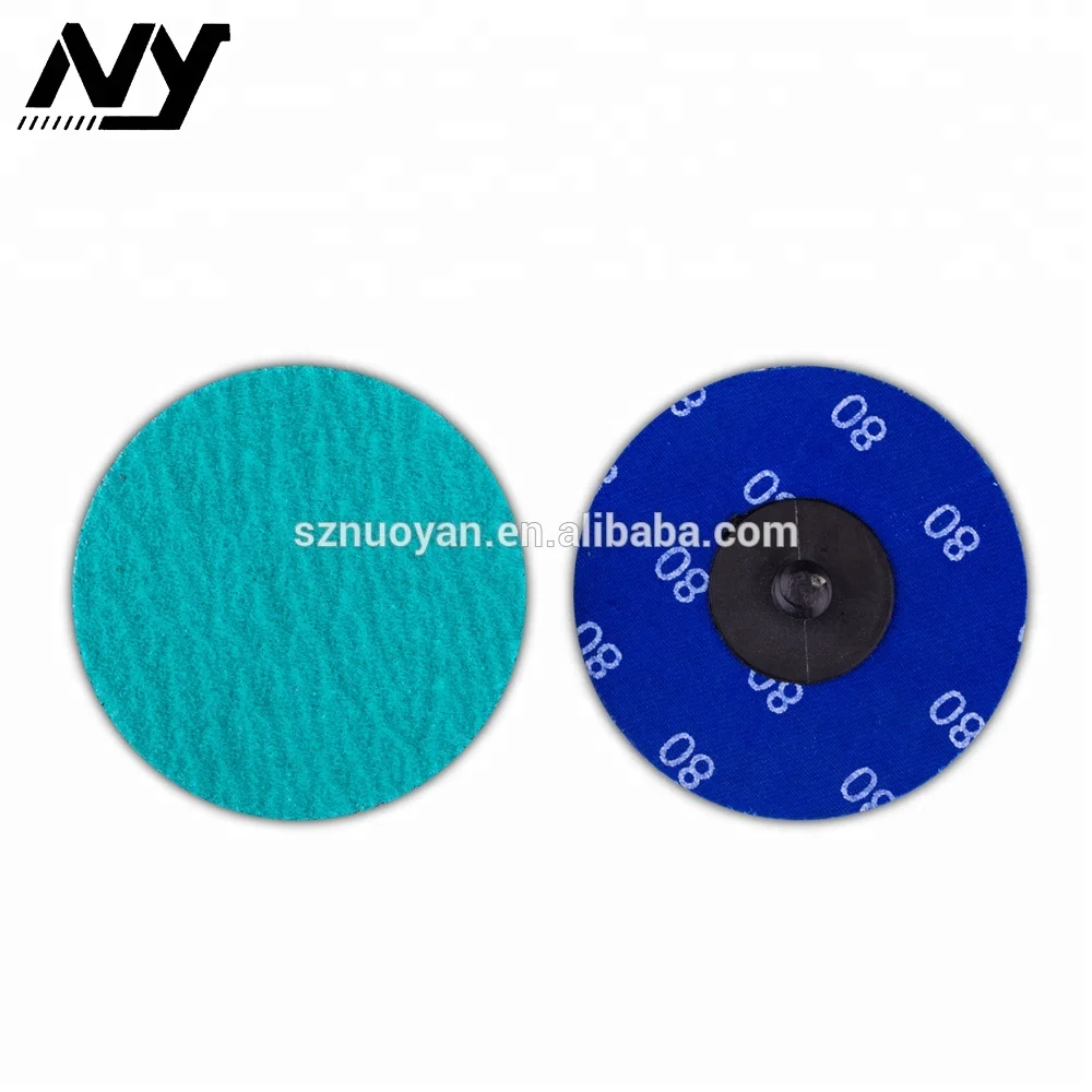 Zirconia oxide 2/3 inch  36/60/80/120 girt  roll lock quick change die grinder sanding disc for metal