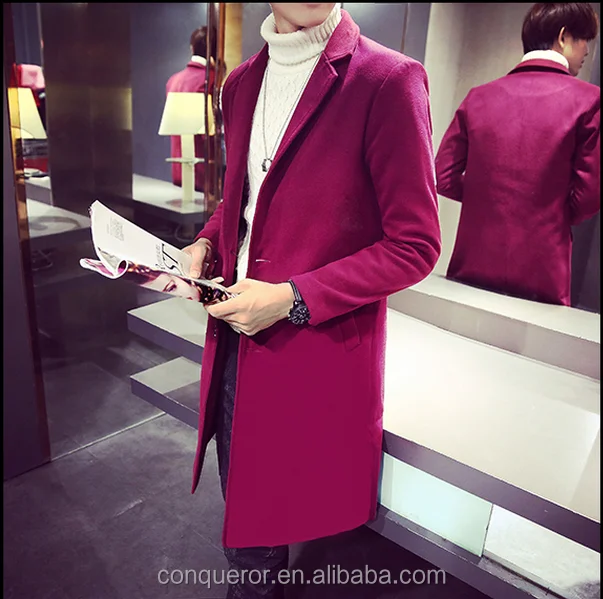 fashion wool winter coat, made to measure men coat BCS11