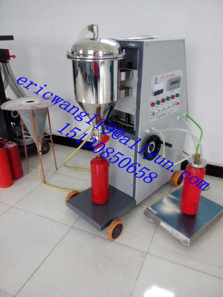 manufacturer for charge of extinguishers@the whole production of fire extinguisher refilling machine@refiller of extinguisher