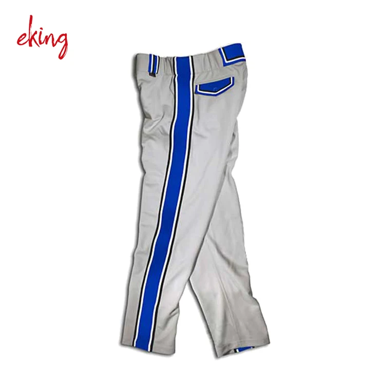 Sportswear Men Reflective Wholesale Baseball Pants with embroidery