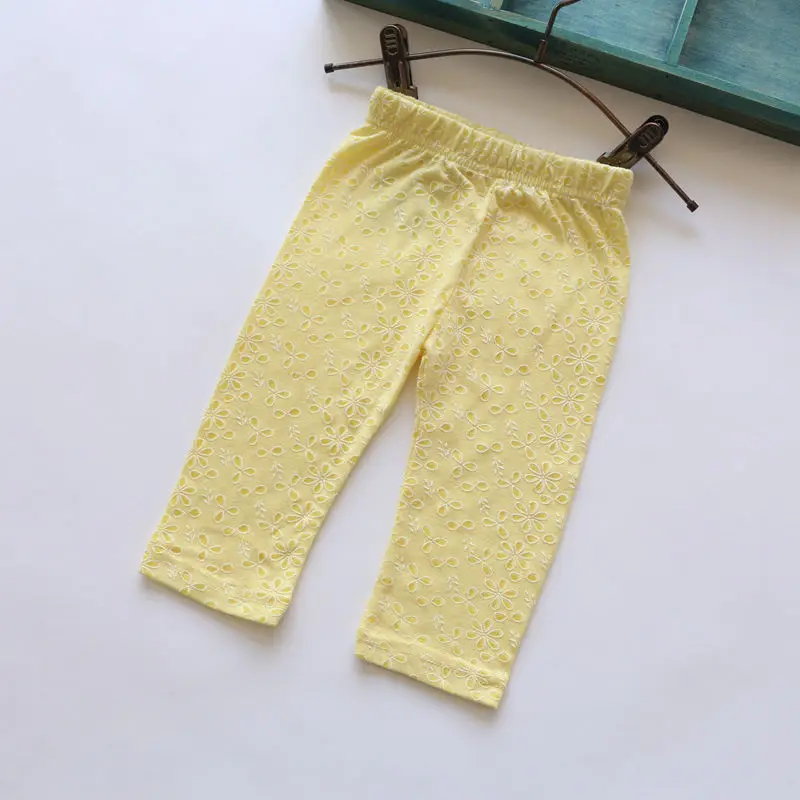 
F10115A 2016 summer season korean style candy colorful leggings for baby 