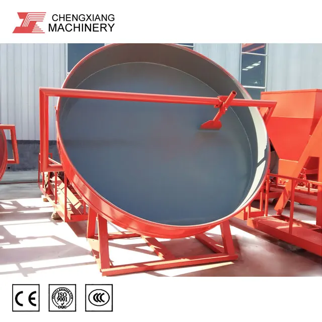 High quality disc type fertilizer granulator for making organic fertilizer