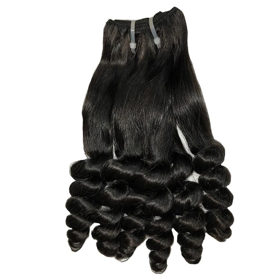 2021 Hot Selling Wholesale Double Drawn Fumi Curl Grade Virgin Hair In Nigeria