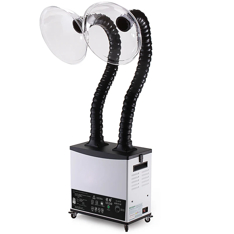 Moxibustion smoke purifier ULUO-A002 double channel factory direct marketing double station