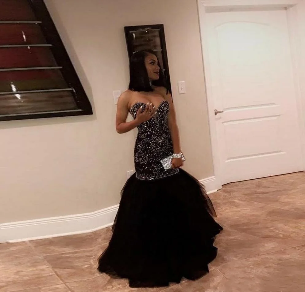Dubai Heart Shaped Big Girl Sexy Crystal Evening Dress