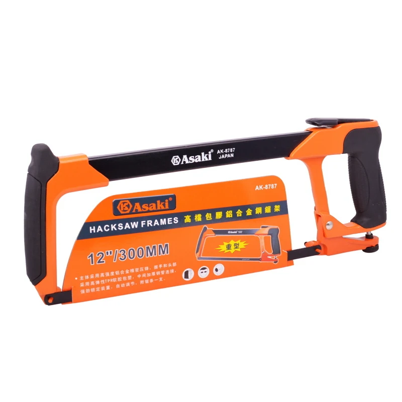 High Quality Rubber coating Fixed Hacksaw Frame for cutting wood