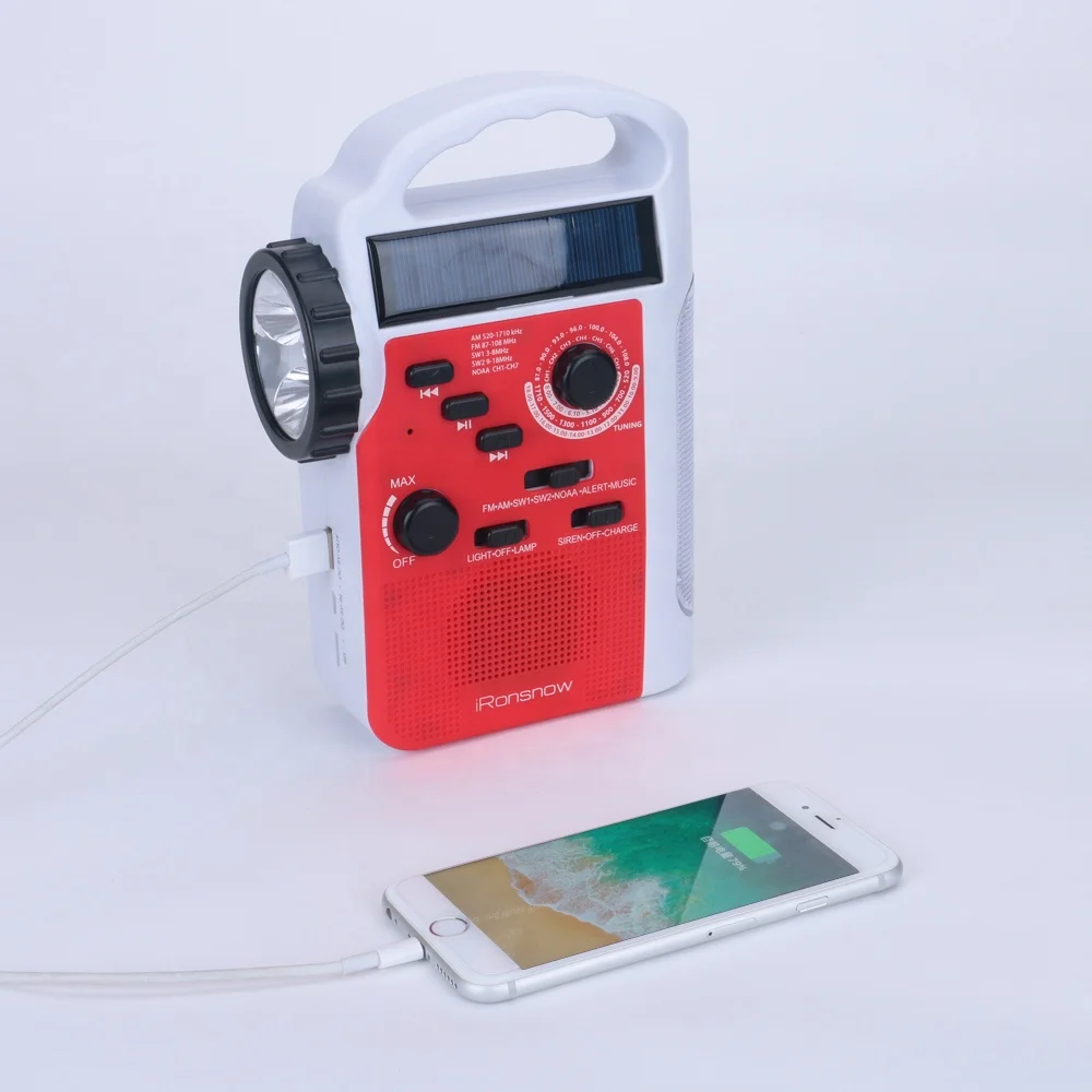 Survival Radio Outdoor Emergency Led Light Small Multiband Micro Am Fm Portable solar radios with usb