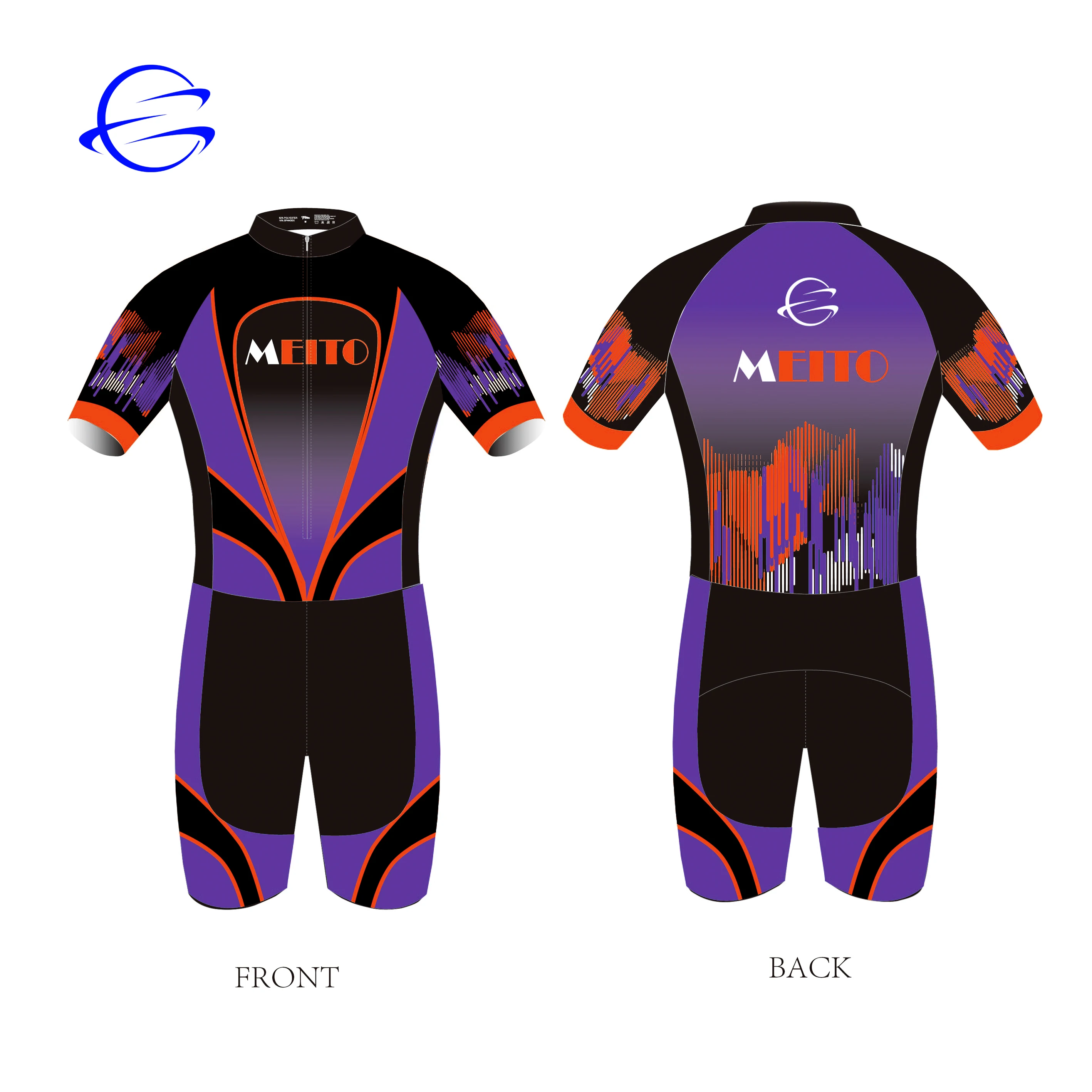 2019 New Design Manufactory Price  Digital Sublimation Printed Speed Skating Skin  Clothing,Skating Suits, Skin Speed Skate Wear