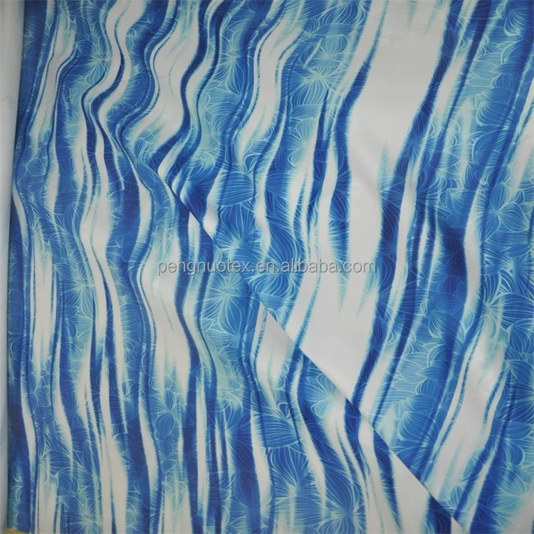 Микро персиковая ткань с тропическим принтом для ткани пляжных шорт