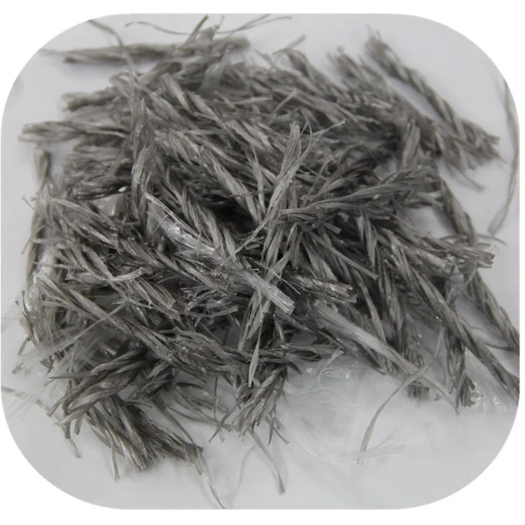 
Concrete Structural polypropylene twisted bundle fibre 