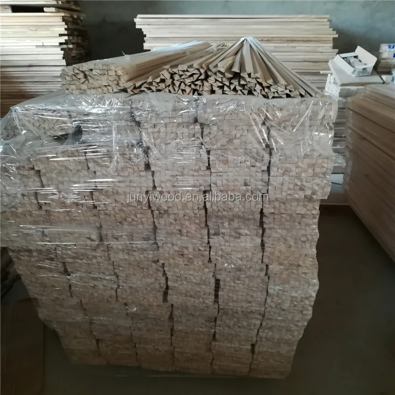 Треугольные деревянные ленты из павловнии, 3/4x3/4 дюйма