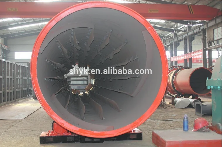 Hot Selling Electric wood powder rotary drum dryer/sawdust drum dryer