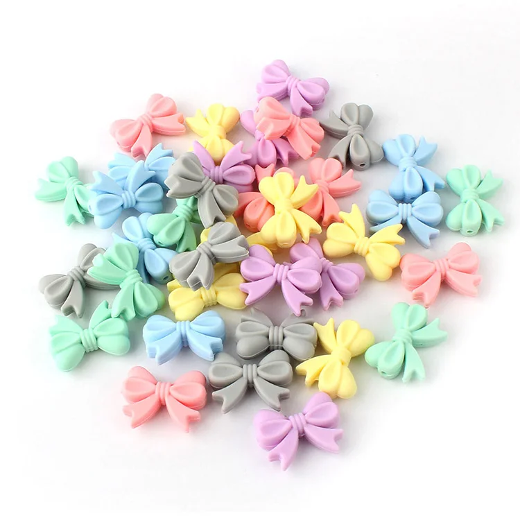 
BPA Free Jewelry Making For Baby Teething Silicone Beads 
