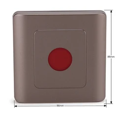 Waterproof Wireless Sound Light Alarm System Used in Toliet Wireless Nurse Call SOS Alarm Machine with Remote