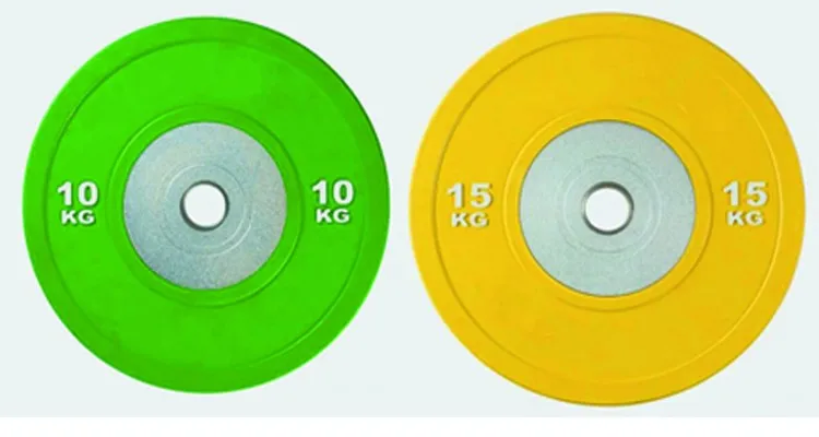 Factory fitness weight plates rubber bodybuilding