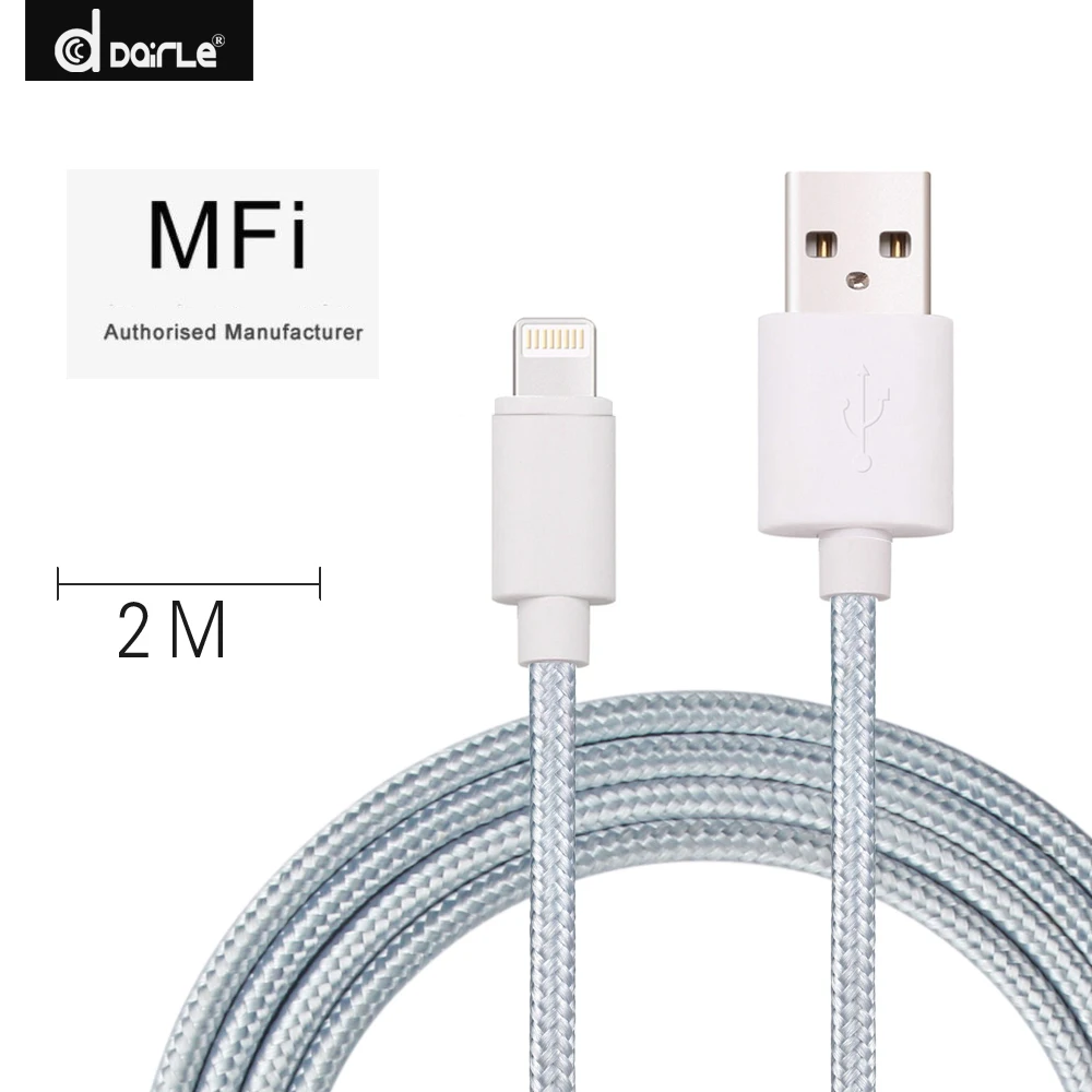 Хорошее качество 8pin мфо 2 м usb кабель, быстрая скорость передачи данных смарт зарядный кабель usb для iphone