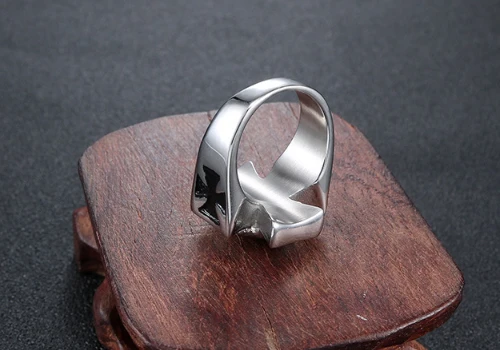 Новинка мужское кольцо из нержавеющей стали кельтский Байкер готический череп крест