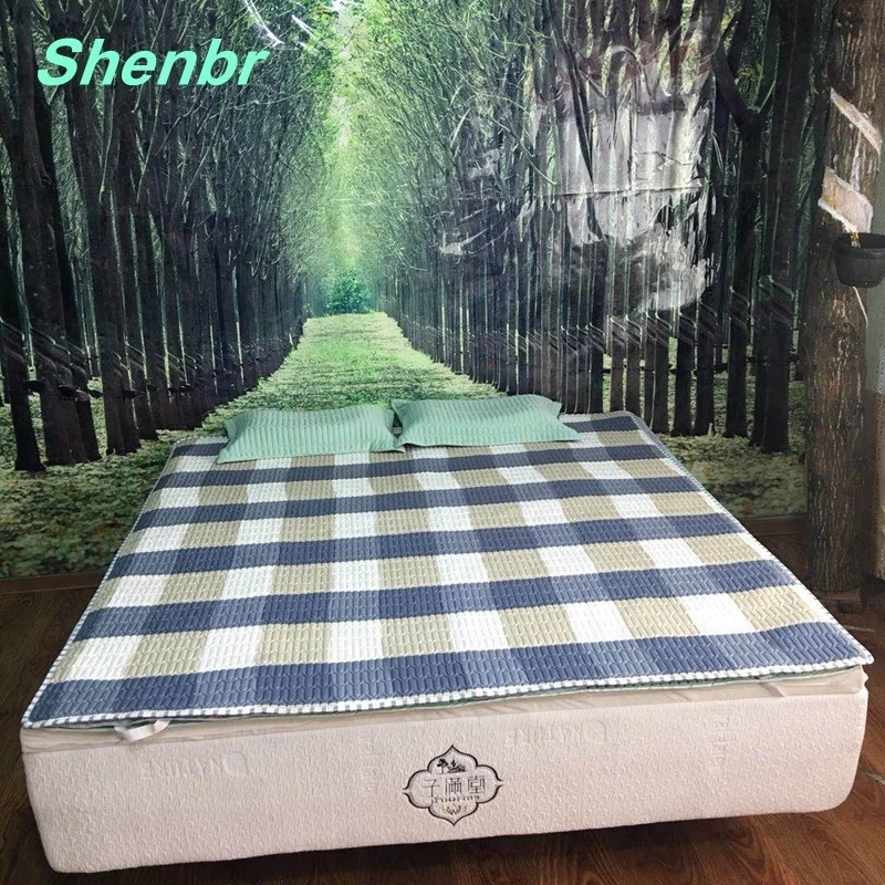 Beautiful 100% Natural Latex Anti Dust Mite Bed Mat Topper