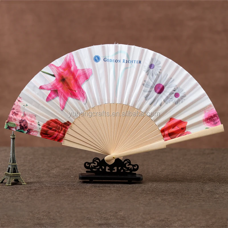 
Promotional business gifts Spanish folding wood hand fan 