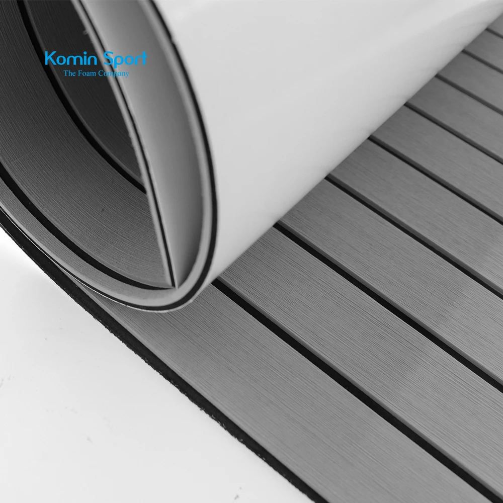 Komin Sport Hot Sale 6mm Anti-UV Light Grey EVA Marine Flooring