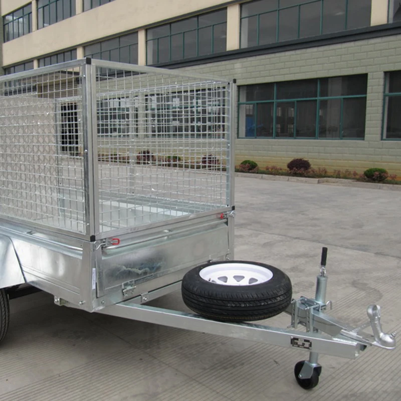 
Atm 750Kg Single Axle Box Trailer 7X4 With Cage Fully Welded 