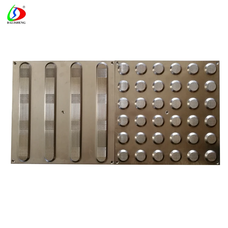 Алмазная толщина нержавеющая сталь тактильная тротуарная плитка цены