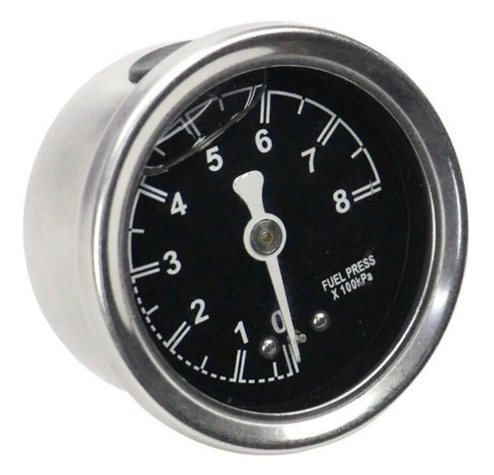 Car Refit  Universal Adjustable Fuel Pressure Regulator Fuel Booster Pressure Regulator with Meter