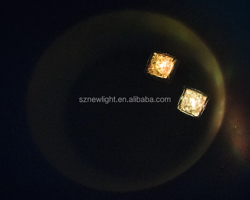 Custom plastic ice cube LED colors changing ice cube / high quality LEDice cubes with lighting