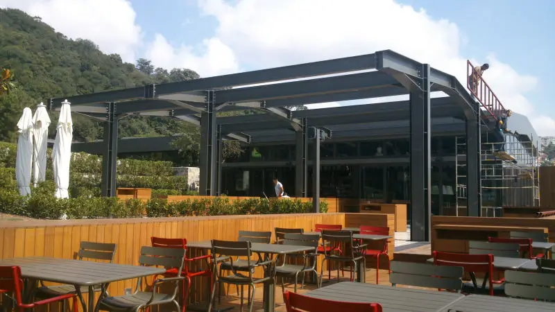 Стальная структура многоэтажная широкопролетная Коммерческая здания магазин Кафе Ресторан CE | ISO EN