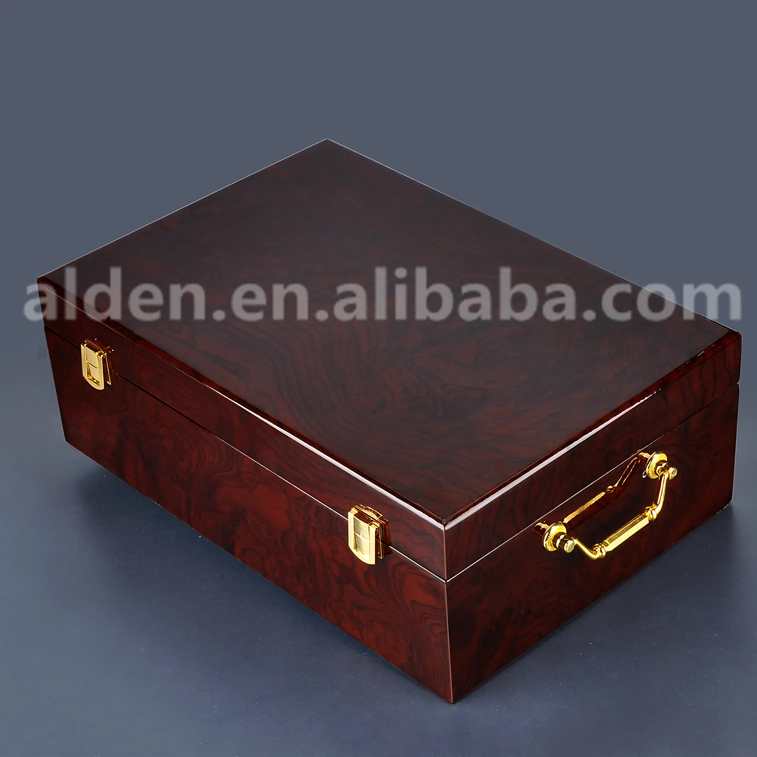 Wholesale high quality wooden gift box with customized size MPD  empty  wooden boxes luxury box