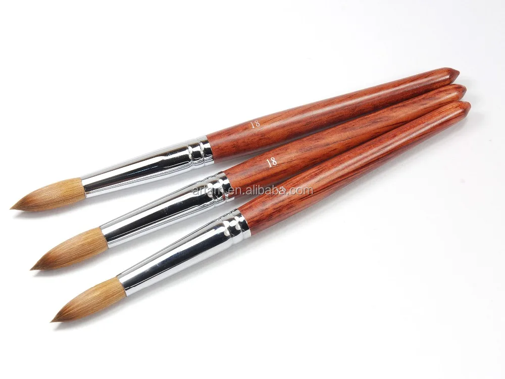 
hight quality pure kolinsky hair private logo painting brush 