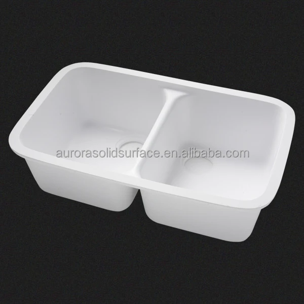 Solid Surface Double Lever Wash Basin Bathroom Sinks Wholesale Price Acrylic Bowl Sinks / Vessel Basins Shampoo Sinks Hospital