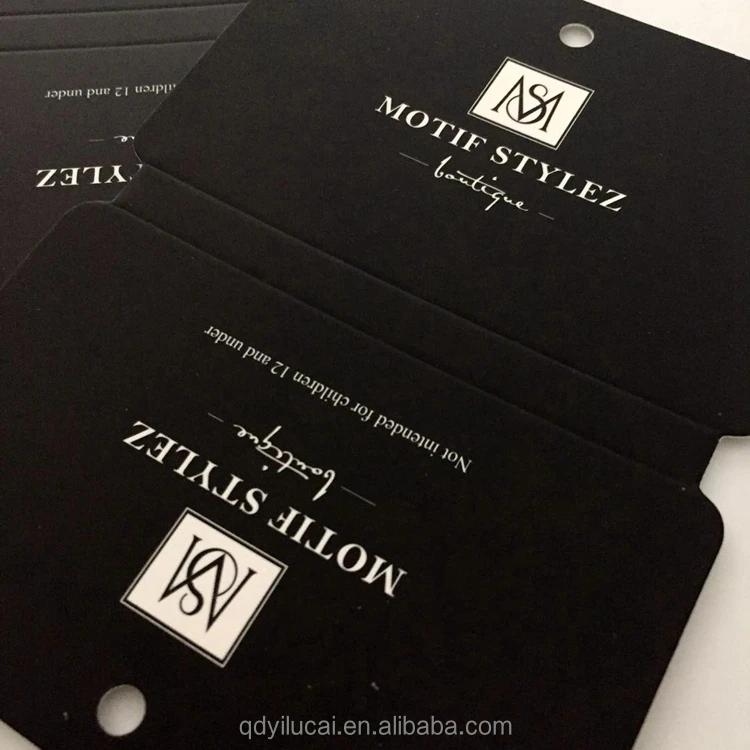 Yilucai Custom Logo Design Service Jewelry Display Cards