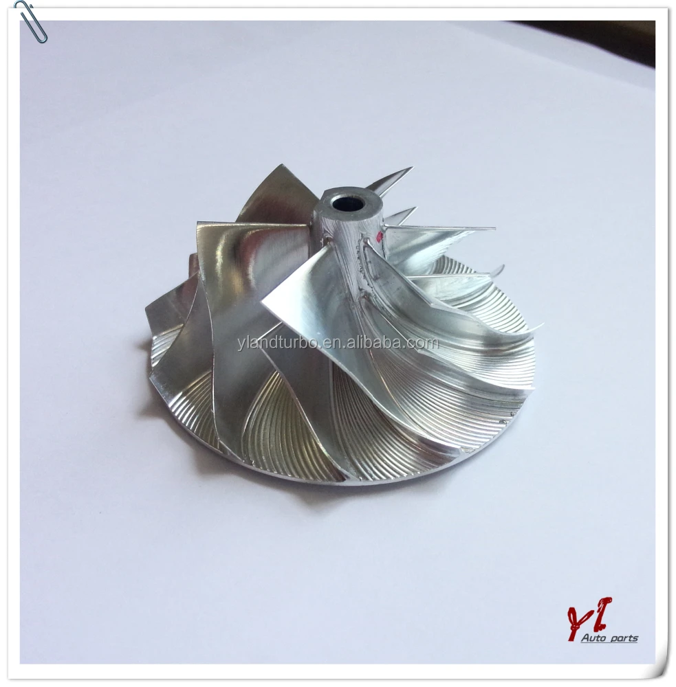 High Performance Turbo RHF5/55/5H Billet Compressor Wheel impeller blade NH454052 NH444001 Fit turbo/chra VIED CYEG VF38/VF40/