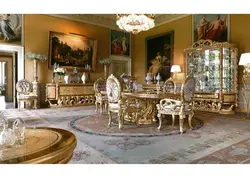 Bisini European Luxury Palace Handcarved Wooden Dining Room Set, Palace Dining Room Dining Table Furniture BF05-0322