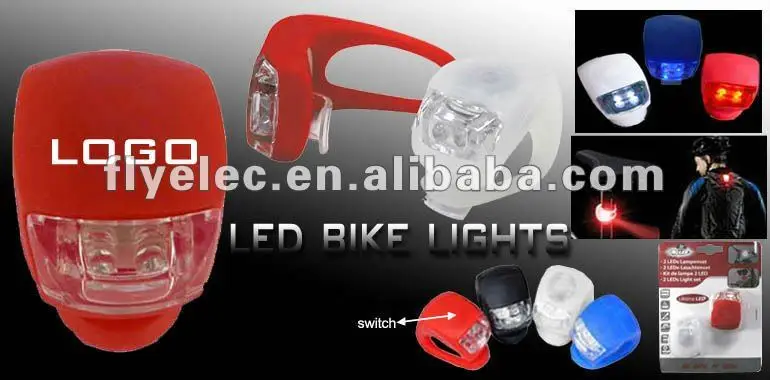 Силиконовый мини светодиодный фонарь для велосипеда светодиодные мини-фонари