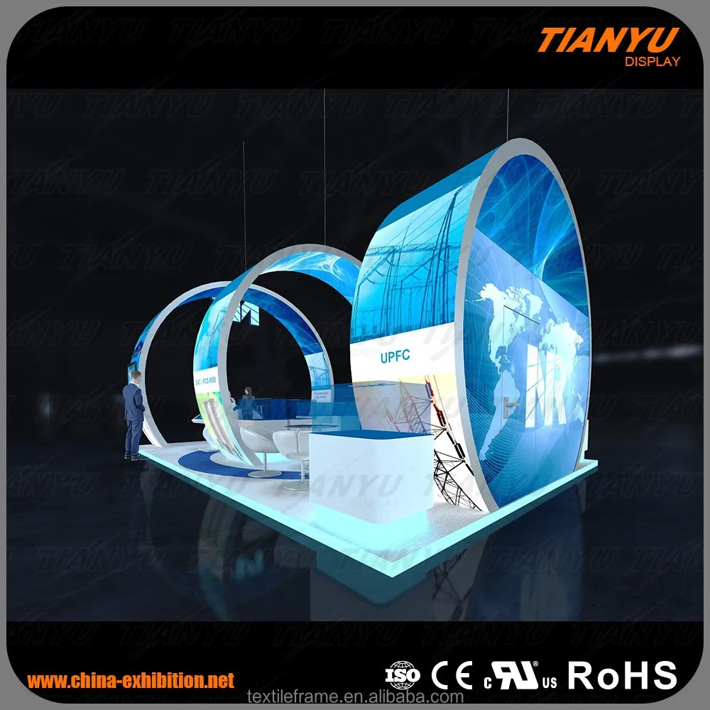 
Hot 3x3 customized modular aluminum frame exhibition booth made in china 