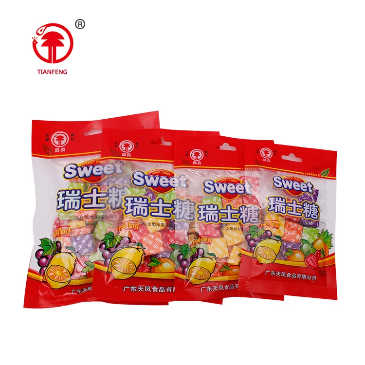 Swiss sugar fruit candy and sweets halal sweet swiss candy sugus sugar for bag packing