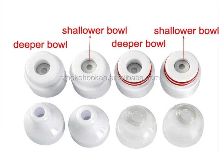 glass ceramic bowl vaporizer 510 ceramic donut atomizer no coil no wick 0.7ohm