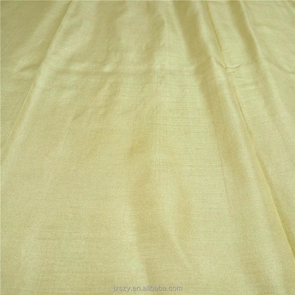 16mm tussah silk woven fairic in 100% natural silk