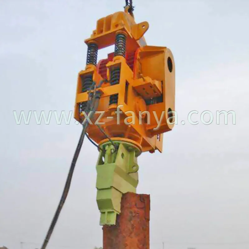 small vibratory pile hammers, 60kw electric vibro hammer