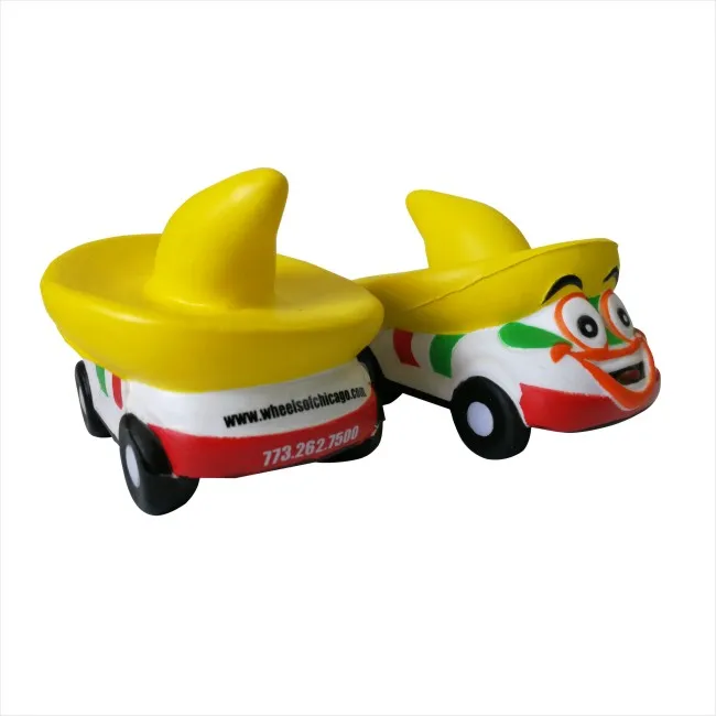 Funny Safety Hat Shaped pu Anti Stress Ball Toy Squeeze Stress Relief Toy Promotional Toys