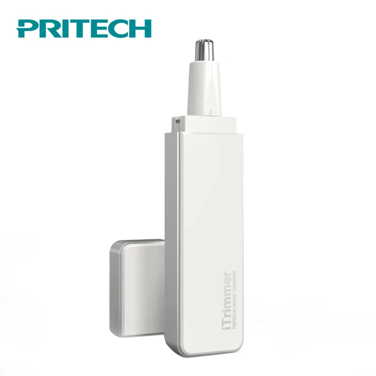  Машинка для стрижки волос на батарейках PRITECH 2xAAA триммер в носу со светодиодным фонариком