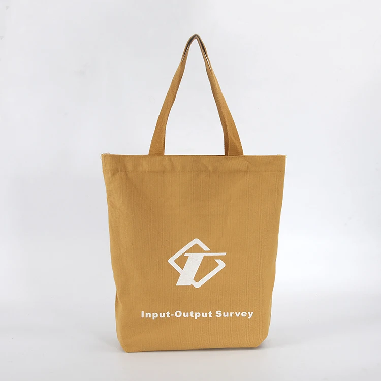wholesale white thick cotton tote bag for promotion